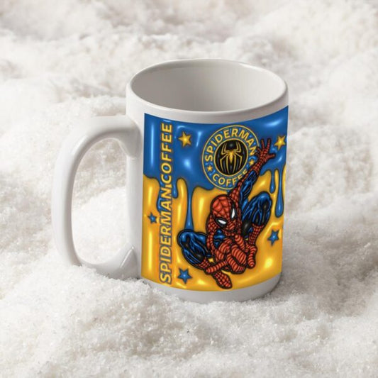 Puffy Spiderman Mug