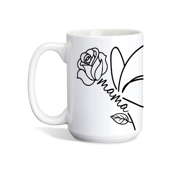 Rose Mama Butterfly Mug