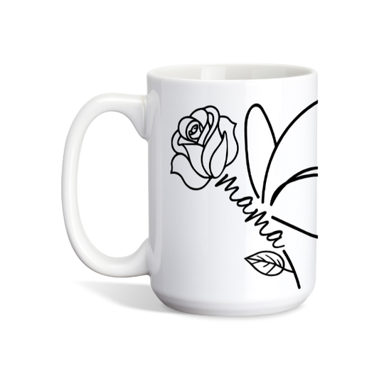 Rose Mama Butterfly Mug