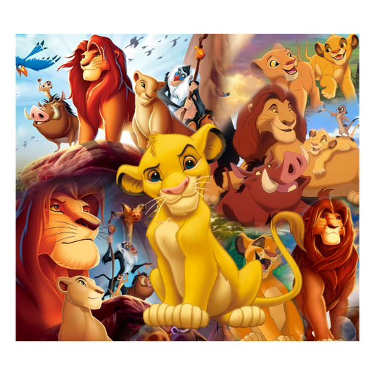 Simba Through the Years Tumbler