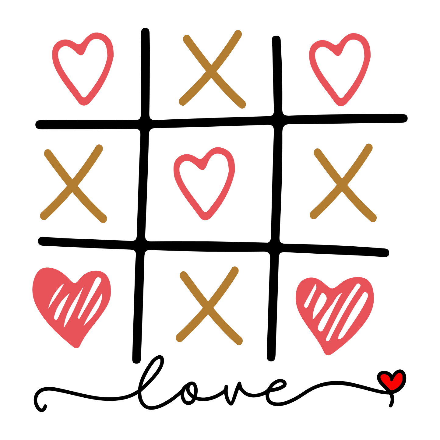 Tic Tac Toe Love Mug