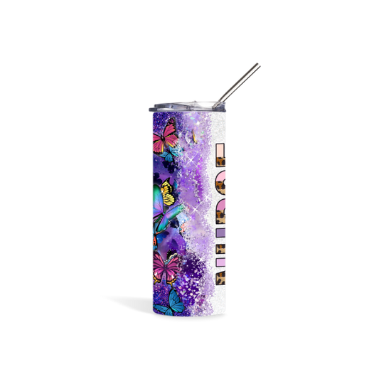 Nurse with Butterflies Tumbler